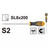 Ingco odvijač ravni sl 8x200 ( HS688200 ) | ePonuda.com