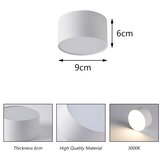 Brilagi LED Spolja&amp;scaron;nje plafonsko svetlo FORIS LED/9W/230V &amp;Oslash; 9 cm belo IP44 Slike