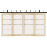 vidaXL Pribor za klizna vrata 213 cm čelični crni | shoptok.hr