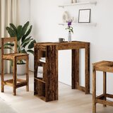  Barski stol s stalcima boja staro drvo 102x50x103,5 cm drveni | Eponuda.com