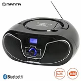 Manta Radio CD, MP3, USB, FM RADIO + Bluetooth 5.0 BBX007