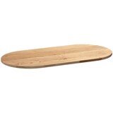 vidaXL Stolna ploča 100x50x2 cm od ovalna masivna hrastovina | shoptok.hr