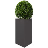  Vrtne sadilice 2 kom crne trokutaste 50x43x75 cm čelične | shoptok.hr