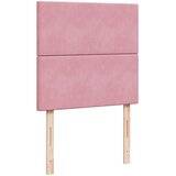 Box spring krevet s madracem ružičasti 90x190 cm baršunasti | shoptok.hr