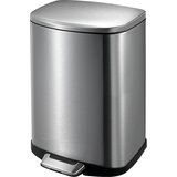 EKO Zbiralnik odpadkov iz nerjavnega jekla s pedalom, prostornina 20 l, VxŠxG 428 x 356 x 336 mm, nedrseč Cene