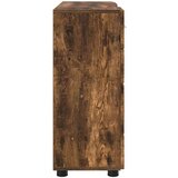 vidaXL Strani šal Dimljeni hrast 88.5 x 30.5 x 73 cm Konstruiran les | Shoptok.si