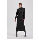 Defacto Straight Fit Normal Waist Ribbed Camisole Midi Skirt | ePonuda.com