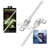 Max Mobile DATA KABEL TYPE C-TYPE C A04 WHITE QC 240W,Dual rotate,1.2m | shoptok.hr