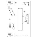  Stenska svetilka LAGOS 2 bež, (21626717) | Shoptok.si