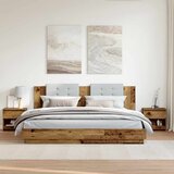  Noćni ormarići 2 kom staro drvo 40x30x39 cm konstruirano drvo | Eponuda.com