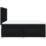  Krevet s oprugama i madracem crni 140x200 cm od tkanine | shoptok.hr