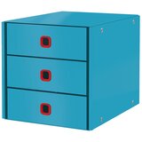 Leitz Cozy Click & Store držalo za dokumente s 3 predali, umirjeno modro | Shoptok.si