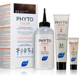 Phyto Color barva za lase brez amoniaka odtenek 5.3 Light Golden Brown Cene