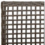  Vrtna stolica s jastukom 2 pcs Smeđa 55 x 53 x 85 cm poliratan | shoptok.hr