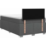  Boxspring krevet s madracem Tamnosiva 120 x 190 cm Tkanina | shoptok.hr