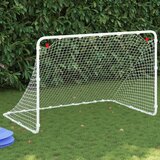  Nogometni gol Bijeli 122x81x81 cm Čelik | Eponuda.com