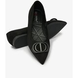 Resti Black women's pointed-toe ballerinas with embellishment on the nose Tidita | Shoptok.si