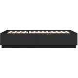 Okvir za krevet crni 150x200 cm konstruirano drvo | shoptok.hr