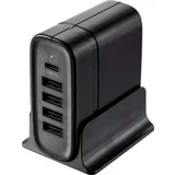 VC-11374045 USB punjač utičnica Izlazna struja maks. 4400 mA 5 x USB, ženski konektor USB-C™ USB power delive