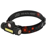  LED punjiva čelna lampa LED/1200mAh crna/crvena | Eponuda.com