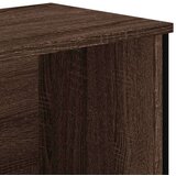 vidaXL Knjižna omara rjavi hrast 50x31x74,5 cm inženirski les | Shoptok.si