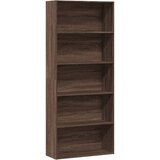 vidaXL Ormar za knjige smeđi hrast 80x30x189 cm izrađeno drvo Cijene