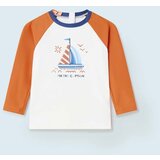 Mayoral Majica z dolgimi rokavi za dojenčka oranžna barva | Shoptok.si