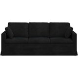 SOFA Kavč Črna Splošne dimenzije: 198 x 78 x 80 cm (Š x G x V) Žamet, (5000145606) | Shoptok.si