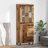  Highboard s ladicama 2 pcs Staro drvo Inženjerska drva i staklo | Eponuda.com