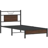 vidaXL Okvir kreveta bez madraca smeđa boja hrasta 80x200 cm drveni | shoptok.hr