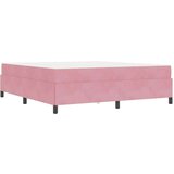  Krevetna konstrukcija Ostalo Roza i bijela 180 x 200 cm Baršun | shoptok.hr