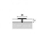 Lajsna Projoint T 26mm – srebrna alu profil | shoptok.hr