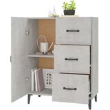  Komoda siva boja betona 69 5x34x90 cm od konstruiranog drva | shoptok.hr