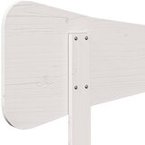  Uzglavlje bijelo 140 cm od masivne borovine | Eponuda.com