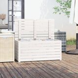  Vrtna kutija bijela 101 x 50,5 x 46,5 cm od masivne borovine | Eponuda.ba