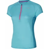 Mizuno TRAIL DRYAEROFLOW HZ TEE Ženska majica za trčanje, svjetlo plava, veličina