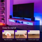 Aigostar led rgb prigušiva traka 5m LED/24W/12/230V IP65 + daljinski upravljač | Eponuda.com