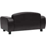 vidaXL pasji kavč črn 80x50x40 cm umetno usnje | Shoptok.si