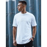 DStreet T-shirt męski z nadrukiem biały Cijene