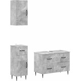  Set za kupaonicu od 3 dijela HAARLEM Betonska siva | shoptok.hr