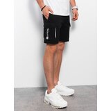 Ombre Men's shorts with cargo pockets - black | shoptok.hr