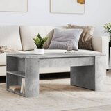 vidaXL Klubska mizica betonsko siva 102x55x42 cm inženirski les Cene