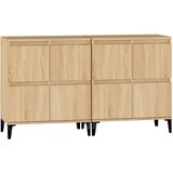  Komoda 2 kom boja hrasta sonome 60x35x70 cm konstruirano drvo | Eponuda.ba