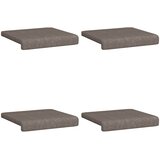  Jastučić za klupu 4 kom. Umjetna koža Siva Dubina 35 cm | shoptok.hr