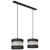  Luster na sajli HELEN 2xE27/15W/230V crna/zlatna | Eponuda.com