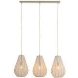 Light & Living Bež viseča svetilka s steklenim senčilom Itela – | Shoptok.si