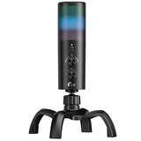 Ezy usb mikrofon AK-9 360°RGB led 192khz/24bit type-c, (21024330) Cene
