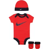 Nike Sportswear Komplet mornarska / ognjeno rdeča / bela