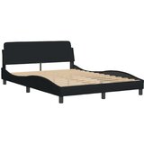  Krevet s madracem crni 120 x 200 cm od tkanine | shoptok.hr