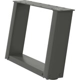  Noge za klub stolić U-oblik 2 kom antracit 50 x (30-31) cm čelik | shoptok.hr